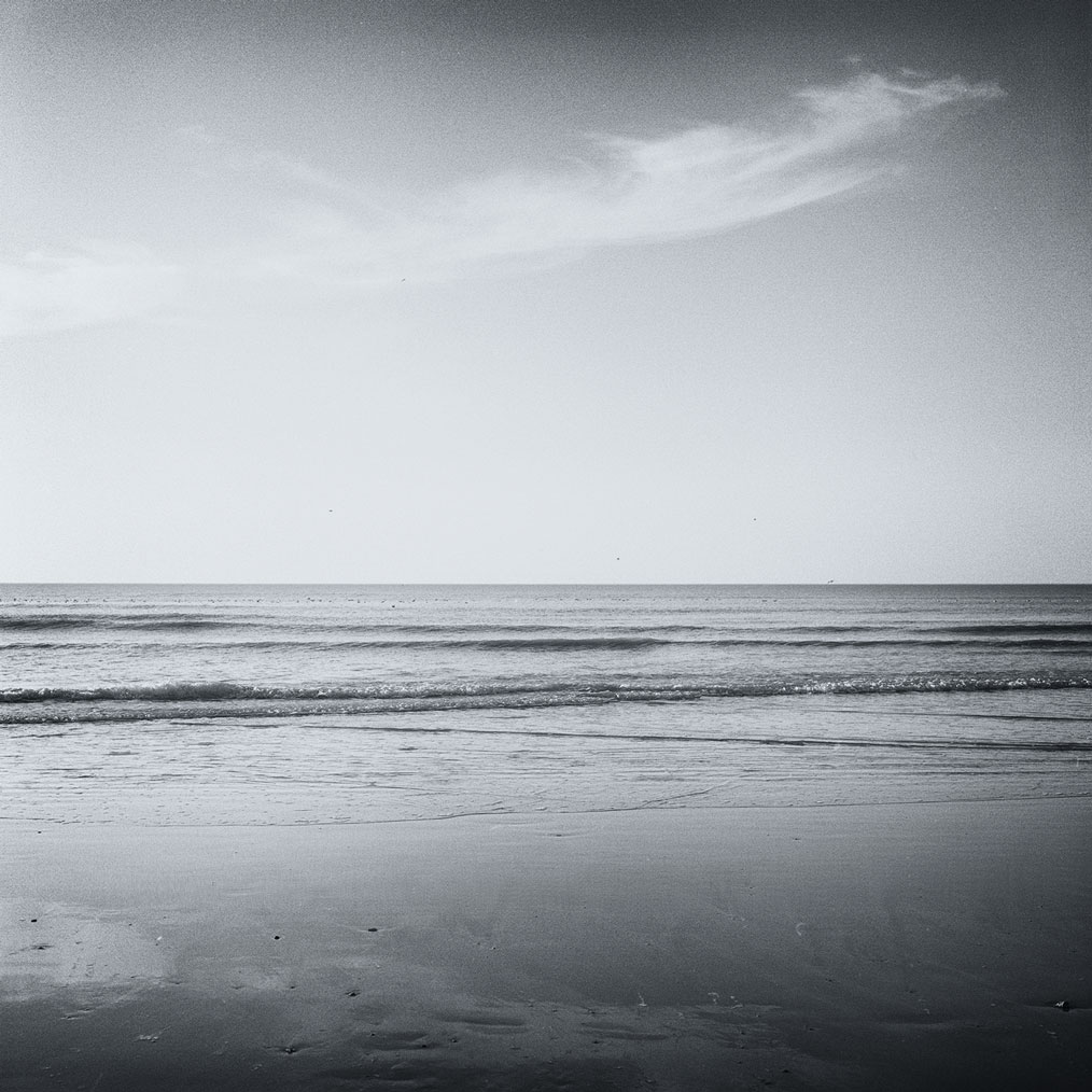 Photographie numérique des bords de mer à marée basse